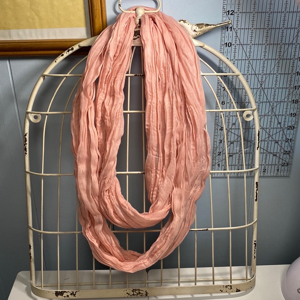 Light Pink Infinity Scarf